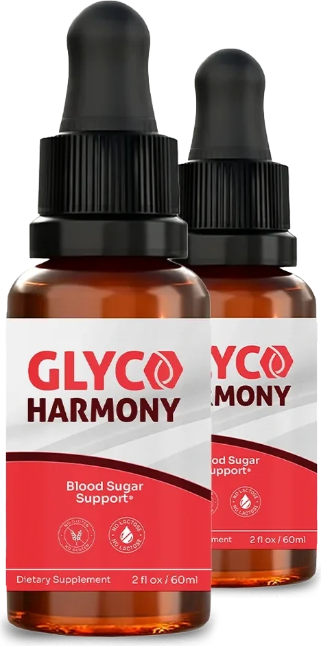 A Glyco Harmony dropper bottle